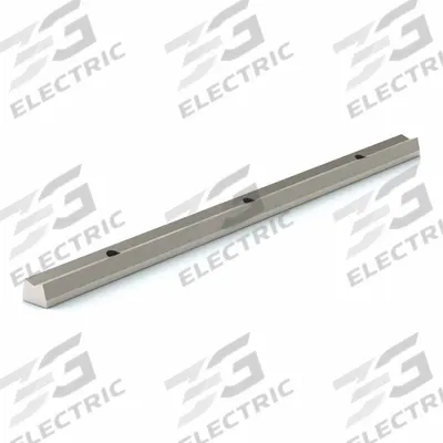 PBC LINEAR Linear Shaft Support Rail: 20 mm Shaft Dia, 1,200 mm Lg, Unfinished - Pre-Drilled Low Profile Linear Shaft Support Rails