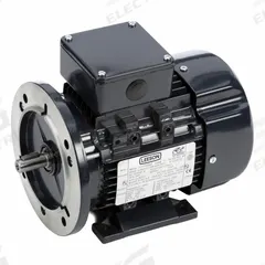 LEESON Metric Motor: 1/2 hp, C-Face/Rigid Base Mount, 71 Frame Size, Totally Enclosed Fan Cooled (MPN 071T17FH5508). Key specifications — Brand: LEESON; Nameplate Voltage @ 60 Hz: 230/460V AC; Full Load Amps @ 60 Hz: 1.8/0.90 A; Nameplate RPM @ 60 Hz: 1695 RPM; Motor Enclosure: TEFC.