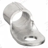BURNDY Ring Terminal: Bare, 1/4 in Stud Size, 4 AWG to 4 AWG Wire Sizes, 600 V, Brazed Barrel & Seam (MPN YAD4CM6E14). Key specifications — Brand: BURNDY; Series: PAT750.