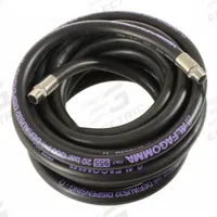 DEF Hose Assembly: Stainless Steel M x Stainless Steel M, 3/4 in Hose Inside Dia, 20 ft Hose Lg (MPN DEF075-20MM-SS). Key specifications — Hose Color: Black; Temperature Range: -40° to 140° F.