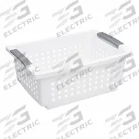 STERILITE Storage Tote: 14 3/4 in x 10 3/4 in x 6 1/4 in, White, Stacking Capable (MPN 16628004F). Key specifications — Brand: STERILITE.