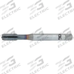 OSG Straight Flute Tap: 1/4"-20 UNC, H5 / 2B-3B, 4 Flute, Bottoming Chamfer, V Coated Powdered Metal (MPN 1005700208)