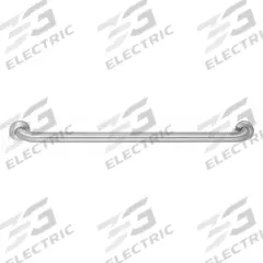 BRADLEY Wall Grab Bar: Straight, 18 in Lg, 1 1/2 in Dia, Stainless Steel, Textured, BRADLEY (MPN 8122-001180-GR). Key specifications — Brand: BRADLEY.