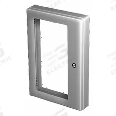 HOFFMAN Enclosure Window Kit: 14 1/2 in Frame Ht, 12 1/4 in Frame Wd, 9 3/4 in Window Ht, Steel (MPN AWDH1418N4). Key specifications — Brand: HOFFMAN; For NEMA Enclosure Rating: 4; Frame Material: Steel; Window Material: Polycarbonate.