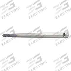 OSG Ball End Mill: Carbide, WXS Coated, 3 Flute, 1.5 mm Mill Dia, 2.25 mm LOC, 70 mm OAL (MPN 3095216)