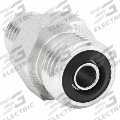 PARKER Compression Fitting Adapter: 1/4 in OD x 1/4 in Pipe Size - O-Ring Face Seal Steel Compression Fittings