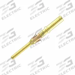 SOURIAU Crimp Contact: Machined, #16, Male, 20 to 16 AWG, Max 3.20 mm2 Insulator, Crimp, 750V, Gold (MPN RM16M23K). Key specifications — Connection Type: Crimp; Contact Size: #16; Product Packaging Form: Loose Contact; Wire Size (mm2): 0.5-1.5 mm2; Brand: SOURIAU; Pole Material: Copper Alloy; Wire Size: 20 to 16 AWG; Compatible with Series: SMS.