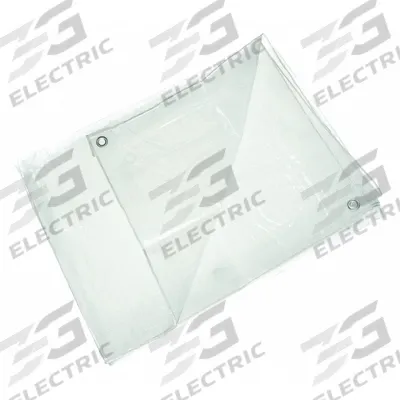 APPROVED VENDOR Tarp: 9.5 ft Lg, 7.33 ft Wd, Std Duty, 5.1 mil, Polyethylene, Clear - General Purpose Polyethylene Tarps