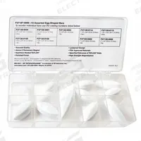 Stirring Bar Kit: Egg, Alnico, 31.75 mm_25.4 mm_50.8 mm_38.1 mm_19.05 mm_41.28 mm Overall Lg, White (MPN F37187-0000). Key specifications — Color: White; Brand: SP SCIENCEWARE; Product Type: Stirring Bar Kit; Shape: Egg.