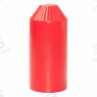 ELECTRIDUCT Heat Shrink End Caps: 25 Pk, 1.56 in I.D. Before Shrinking, 0.59 in I.D. After Shrinking (MPN HSEC-150-UV-RD-25PK). Key specifications — Shrink Tubing Properties: UV Light Resistant; Shrink Ratio: 3:1; Temp. Range: -55°C to 110°C; Brand: ELECTRIDUCT; _Pack Size: 25.