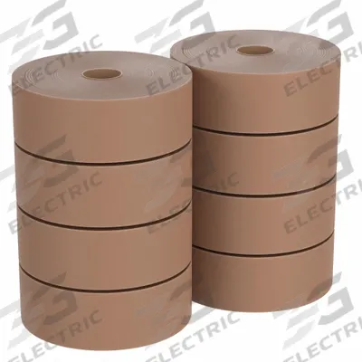 CENTRAL Water-Activated Tape: 6.4 mil Tape Thick, 3 in x 375 ft, 250, Kraft - Nonreinforced Water-Activated Kraft Tape