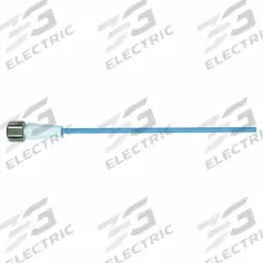 Cordset: M12 Female Straight X Bare Wire, 5 Pins, Pastel Blue, TPE-S, 5 m Cable Lg, 22 AWG Wire Size (MPN 7024-13221-3720500). Key specifications — Cable Jacket Color: Pastel Blue; End 1 Gender: Female; End 1 Mounting Orientation: Straight; End 2 Connection Type: Bare Wire; IP Rating: IP69K; Brand: MURRELEKTRONIK; Wire Size: 22 AWG; Cable Jacket Material: TPE-S.