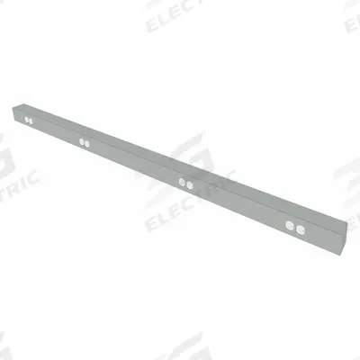 INSTOCK Electrical Wire Raceway: 8 ft Overall Lg, Aluminum - Lab Furniture Raceways & Apron Rails