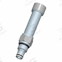 BUCHER HYDRAULICS Cartridge Valve: Screw-In, Normally Closed, Screwdriver Adjustment, Electrical (MPN PFCV-10-N-C-08-0-0-00). Key specifications — attr1012059: PFCV-10-N-C-08-0-0-00; attr1250696: PFCV; attr1011660: Nitrile; attr1011632: Screwdriver; attr1011635: BUCHER HYDRAULICS; attr1011636: Steel; attr1011644: C10-20.