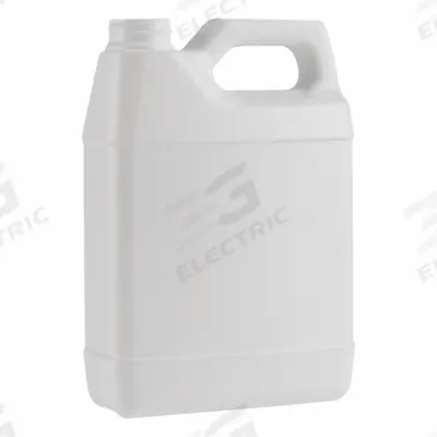 APPROVED VENDOR Jug: 960 mL, 32 fl oz, HDPE, 132 mm x 132 mm x 190 mm, Screw On Cap, White - Rectangular Jugs with Molded Side Handle