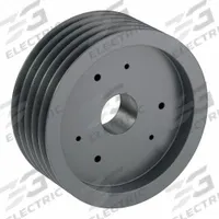 APPROVED VENDOR V-Belt Pulley: C130, 5 Groove, 13.4 in OD, Bushed Bore, E, For C/CX Belt Section (MPN 5C130E). Key specifications — Pulley Industry Number: C130; Pitch Diameter: 13 in (C); For Belt Section (broad, with similar types): C or CX.