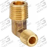 APPROVED VENDOR Metal Pipe Elbow: 90° Elbow, 1/4 in x 1/8 in, Male NPT Threaded x Male NPT Threaded (MPN 706235-0402). Key specifications — Maximum Operating Pressure: 1,000 psi.