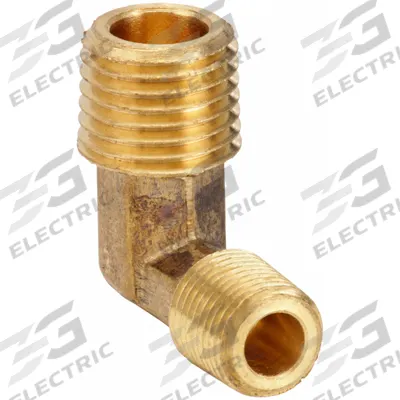 APPROVED VENDOR Metal Pipe Elbow: 90° Elbow, 1/4 in x 1/8 in - Threaded High-Pressure Pipe Fittings for Potable Water