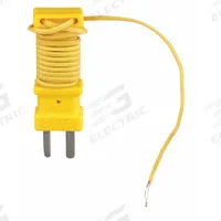 UEI TEST INSTRUMENTS Surface Temperature Probe: -40°F to 950°F /-40°C to 510°C, Type K (MPN ATT39). Key specifications — Brand: UEI TEST INSTRUMENTS; Cable Material: Fluoroplastic Coated; Cable Length: 3 ft 7 in; Maximum Wire Gauge: 28 AWG.