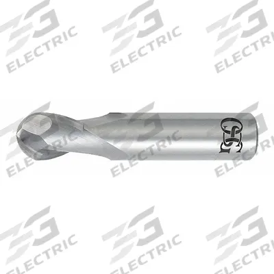 OSG Ball End Mill: Carbide, TiAlN Coated, 2 Flute, 1 mm Mill Dia, 2 mm LOC - General Purpose Carbide Ball End Mills