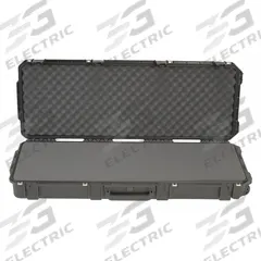 SKB Protective Case: 13 1/2 in x 42 1/2 in x 12 1/8 in, Solid, Black, 2 Wheels, 28 lb Wt (MPN 3I-4213-12BL). Key specifications — Brand: SKB; Material: Plastic; Closure Type: Latches.
