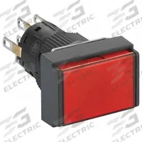 SCHNEIDER Illuminated Push Button: Illuminated, Flush Profile, Non-Metallic, 16 mm, DPDT (MPN XB6EDW4B2P). Key specifications — Brand: SCHNEIDER; Action: Momentary; Series: XB6E; Terminal Connection: Quick Connect; Push Button Material Type: Non-Metallic.