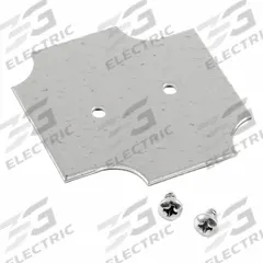 HAMMOND Inner Panel: Back Panel Panel, 2.18 in Overall Ht, 2.2 in Overall Wd, Steel, Galvanized (MPN 1554BPL). Key specifications — Panel Style: Back Panel; Brand: HAMMOND; Finish: Galvanized; Manufacturer Part Number: 1554BPL; Material: Steel.