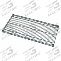 QUANTUM Wire Shelf: 42 in x 21 in, 1 Shelves, Quick-Adjust, 800 lb Load Capacity, Dry/Wet, Green (MPN 2142P). Key specifications — Recommended Environment: Dry; Material: Steel; Brand: QUANTUM; Color: Green; Finish: Epoxy Coated.