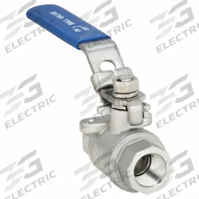 USA INDUSTRIALS Manual Two-Way Ball Valve: 3/8 in, 304 Stainless Steel, Straight Valve Body - Stainless Steel Ball Valves