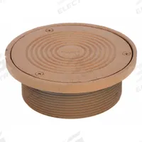 SMITH LIGHT COMMERCIAL Strainer: 5 3/4 in Overall Dia, 2 1/8 in Overall Ht, Nickel Bronze, Tan (MPN 410-10). Key specifications — Color: Tan; Resistance Properties: Vandal-Resistant; Brand: SMITH LIGHT COMMERCIAL; Finish: Duco-Coated.