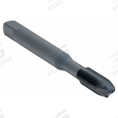 CHICAGO-LATROBE Spiral Point Tap: #10-32 UNF, H3 / 2B, 3 Flute, Plug Chamfer - Spiral-Point Taps for Steel & Stainless Steel