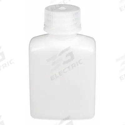 APPROVED VENDOR Reagent Bottle: 125 mL, 4 fl oz, HDPE, Colorless - HDPE Rectangular Lab Bottles