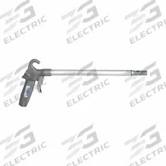GUARDAIR Air Gun: Pistol-Grip Grip, Aluminum, 1/4 in Female NPT, 1 Nozzle(s), Straight, Focused (MPN 75LJ036AA). Key specifications — attr1328526: Aluminum; attr1328500: Extension and Nozzle; attr1328508: GUARDAIR; attr1328515: No; attr1328533: Yes.