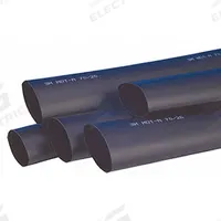 3M Heat Shrink Tubing: 1.1 in I.D. Before Shrinking, 0.37 in I.D. After Shrinking, 4 ft Lg, 20 PK (MPN HDT-1100-48"-BLACK-20 PCS). Key specifications — Color: Black; Brand: 3M.