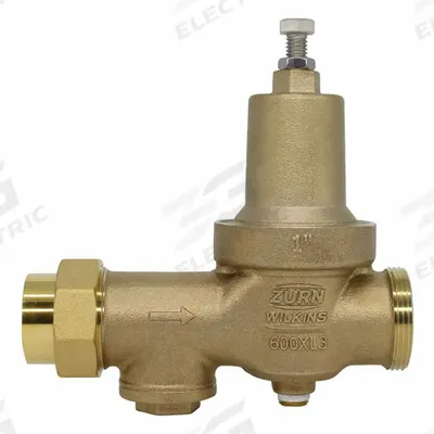 WILKINS Pressure Reducing Valve: Solder x FNPT, 1 in Pipe Size, Brass - Standard Capacity Water Pressure Regulators
