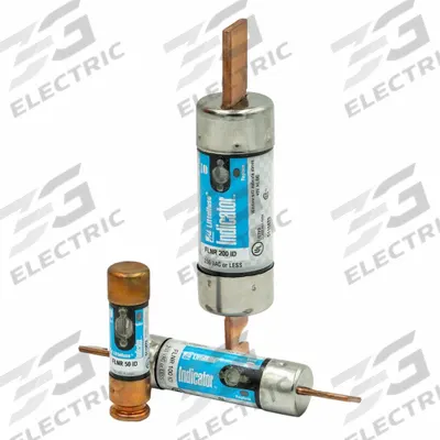 LITTELFUSE Fuse: Class RK5, FLNR-ID Series, Time-Delay, 200 A, 250 V AC, 125 V DC - Time-Delay Blade Fuses