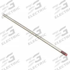 WESTWARD Tungsten Electrode: Zirconiated, 1/8 in x 7 in, Brown, EWZr-.03, 10 PK (MPN 31GH75). Key specifications — Brand: WESTWARD; Overall Length: 7 in; AWS Classification: EWZr-.03; Welding Current Designation: AC; Color: Brown.