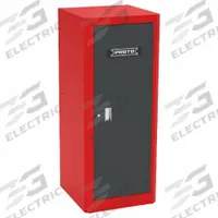 PROTO Side Cabinet: Red, 6 Drawers, Keyed, 27 in W x 27 in D x 65 in H, Red / Gloss, 550, Heavy Duty (MPN J552665B-6SG-LK). Key specifications — Brand: PROTO; Drawer Color: Red; Drawer Slide Type: Ball Bearing; Series: 550; Locking System: Keyed.