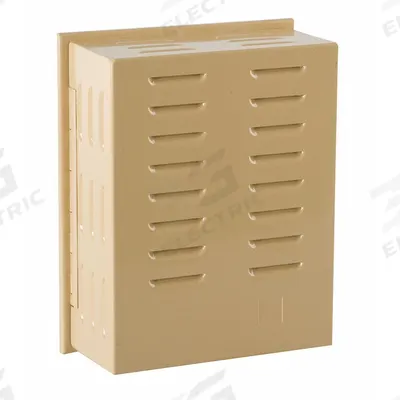 APPROVED VENDOR Universal Thermostat Guard: Hinged, Beige, Ring Base/Solid Base - Steel Thermostat Guards with Lock & Key