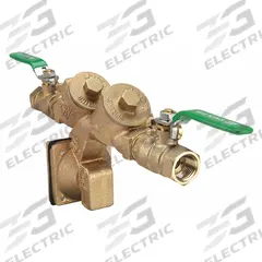 WILKINS Reduced Pressure Zone Backflow Preventer: 975XL2, Std Configuration, Bronze, FNPT (MPN 114-975XL2). Key specifications — Shut-Off Valve Type: Ball Valve; Connection Type: FNPT.