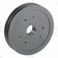 APPROVED VENDOR V-Belt Pulley: C130, 2 Groove, 13.4 in OD, Bushed Bore, SF, For C/CX Belt Section (MPN 2C130SF). Key specifications — Pulley Industry Number: C130; Pitch Diameter: 13 in (C); For Belt Section (broad, with similar types): C or CX.