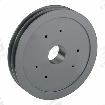 APPROVED VENDOR V-Belt Pulley: C130, 2 Groove, 13.4 in OD, Bushed Bore - Bushed-Bore Cast-Iron V-Belt Pulleys