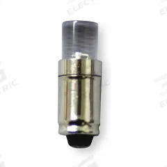 APPROVED VENDOR Compact LED Bulb: LED, Midget Grooved (S4S/8), (T) Tubular, T1-3/4, 24V DC, Amber (MPN LMG-24-A). Key specifications — Voltage: 24V DC; Brand: APPROVED VENDOR; Bulb Shape: T1-3/4; Light Color: Amber.