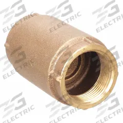 APPROVED VENDOR Spring Check Valve: Inline Valve Body, 1/2 in Pipe Size, FNPT x FNPT, Bronze, Female (MPN 6AJY1). Key specifications — Brand: APPROVED VENDOR.