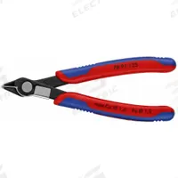 KNIPEX Precision Nippers: 4 15/16 in Overall Lg, For 0.06 in Max Wire Thick, 9/16 in Jaw Wd, Steel (MPN 78 91 125). Key specifications — attr308479: Multi-Component; attr308478: Steel; attr324866: KNIPEX.
