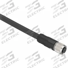Cable Straight With Female M12 Conn 10M: M12 Female Straight X M12 Female Straight, 8 Pins, Black (MPN XZCP29P11L10). Key specifications — Cable Jacket Color: Black; End 1 Gender: Female; End 1 Mounting Orientation: Straight; End 2 Gender: Female; End 2 Mounting Orientation: Straight; End 2 Connection Type: M12; IP Rating: IP67; Brand: TELEMECANIQUE SENSORS.