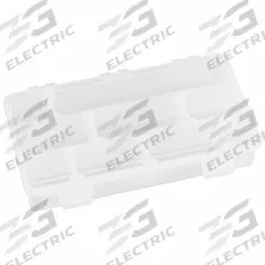 FLAMBEAU Compartment Box: 4 1/8 in x 7 in x 1 1/2 in, Clear, Not Electrostatic Discharge Conductive (MPN T300). Key specifications — ESD Conductive: Not Electrostatic Discharge Conductive; Color: Clear; Brand: FLAMBEAU; Material: Plastic.