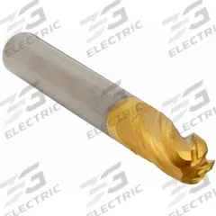 APPROVED VENDOR Ball End Mill: Carbide, TiN Coated, 4 Flute, 1/8" Mill Dia, 1/4" LOC, 1-1/2" OAL (MPN 220-001042)