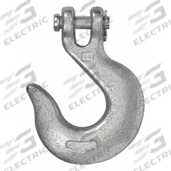 CAMPBELL Slip Hook: 2,600 lb Working Load Limit, 43 Hook Grade, Carbon Steel, Clevis, Zinc, Silver (MPN T9401424). Key specifications — Brand: CAMPBELL.