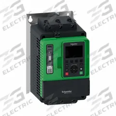 SCHNEIDER Soft Start: 208-690V AC, 75 A Output Current, With Bypass, IP20, 60/50 Hz, Three Phase (MPN ATS490D75Y). Key specifications — Control Voltage: 110-230V AC; Manufacturer Part Number: ATS490D75Y.